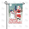 Merry Christmas USA Double Sided Garden Flag