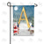 Merry Christmas USA Double Sided Monogram Garden Flag