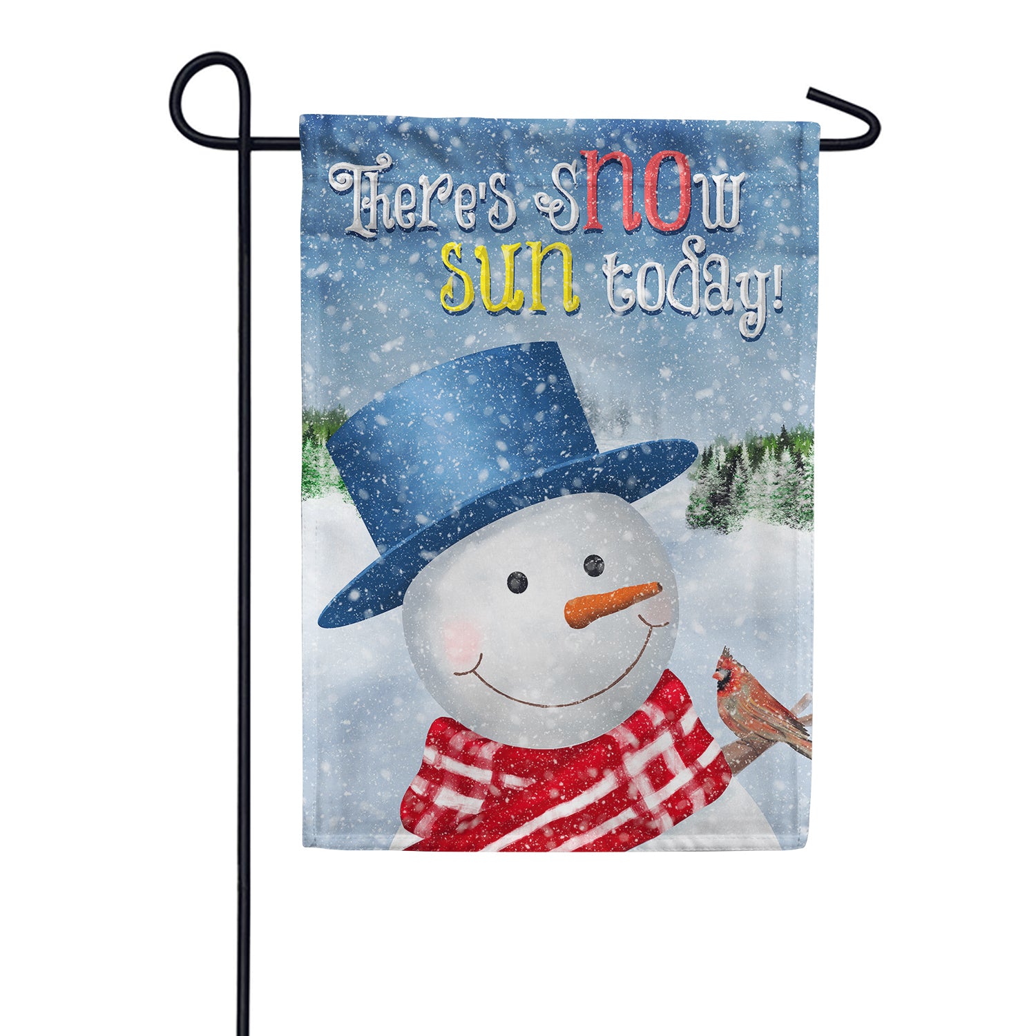 There's Snow Sun Today! Double Sided Garden Flag