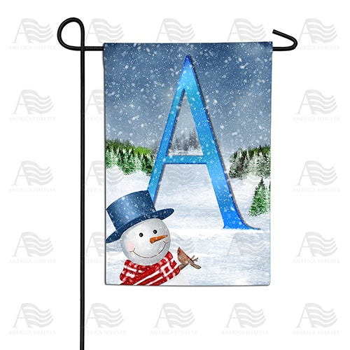 There's Snow Sun Today! Double Sided Monogram Garden Flag