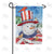 Uncle Snowman Double Sided Garden Flag