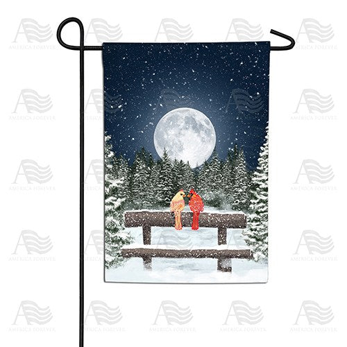 Winter Moon Double Sided Garden Flag