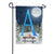 Winter Moon Double Sided Monogram Garden Flag