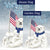 Polar Bear Snow Family Double Sided Flags Set (2 Pieces)