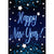 New Year Starlight Double Sided Garden Flag