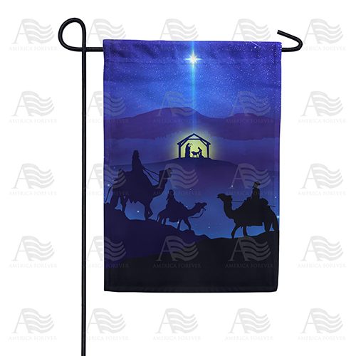 O Night Divine Double Sided Garden Flag