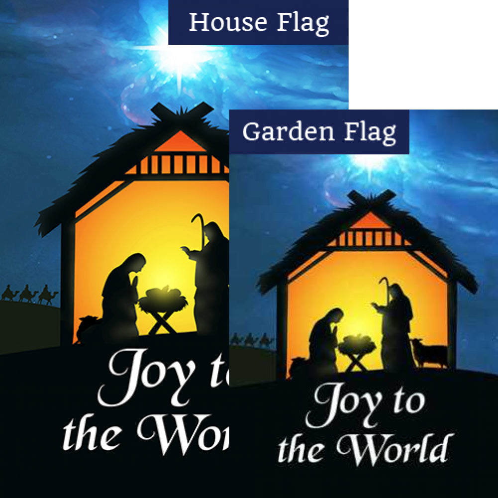 Holy Nativity Joy Flags Set (2 Pieces)