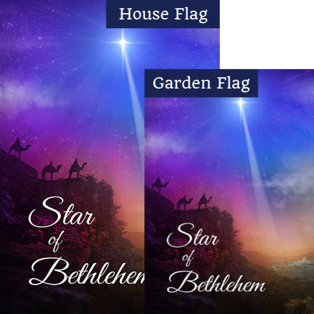 Star Of Bethlehem Flags Set (2 Pieces)