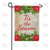 Tis The Season Poinsettia & Greenery Double Sided Garden Flag