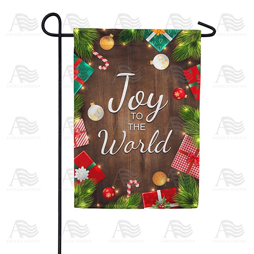 Joy To The World-Gifts Double Sided Garden Flag