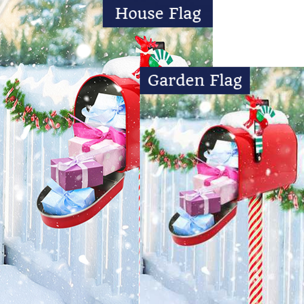 Christmas Gifts Delivery Flags Set (2 Pieces)