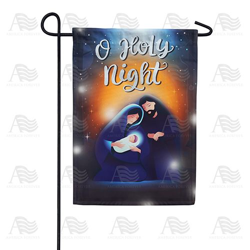 Divine Holy Night Double Sided Garden Flag