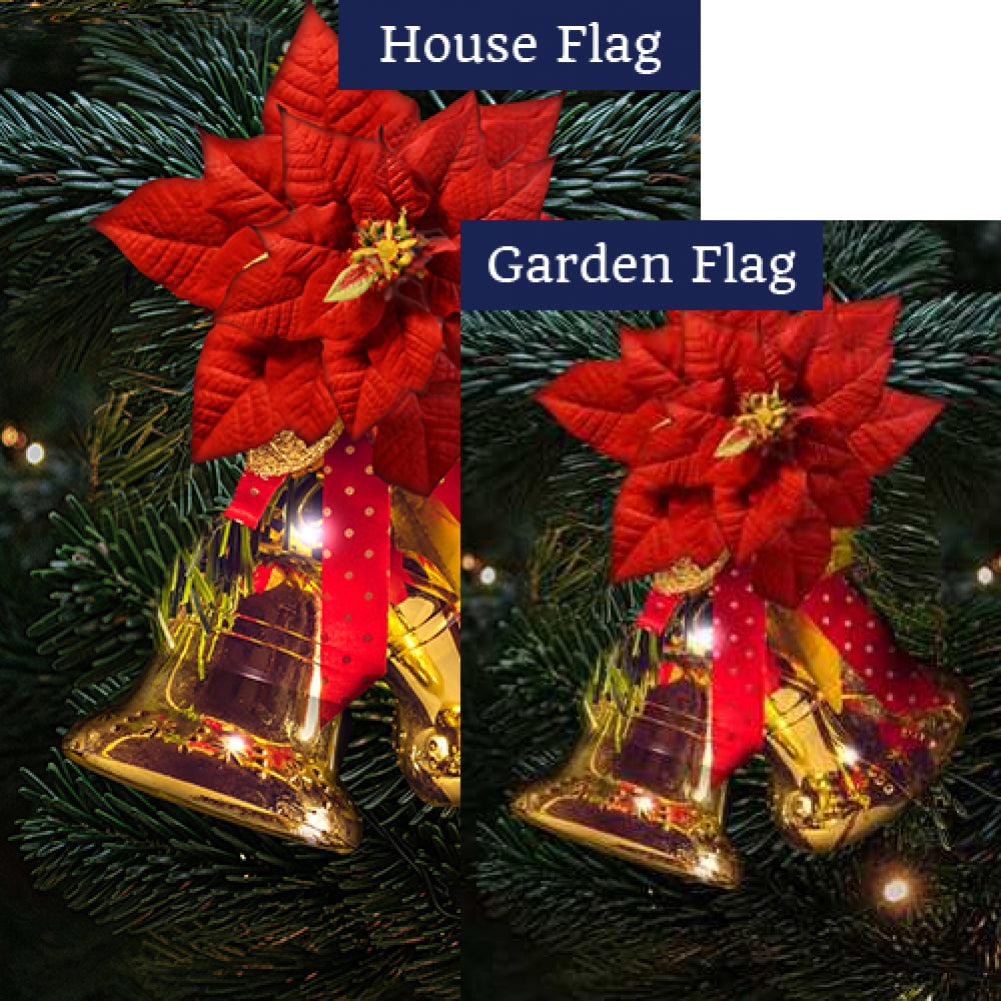 Gold Bells Flags Set (2 Pieces)