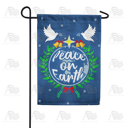 Let There Be Peace On Earth Double Sided Garden Flag