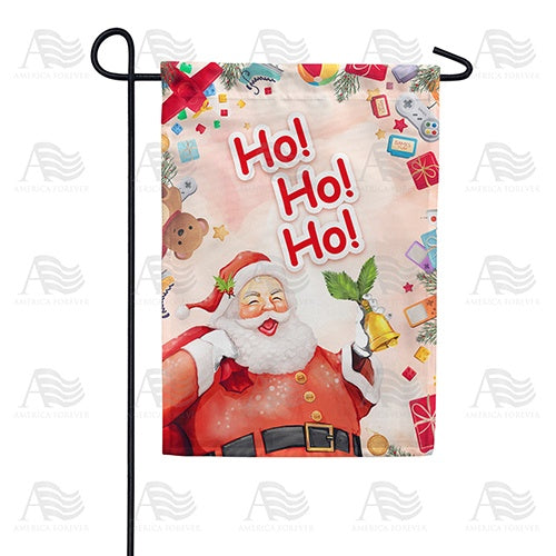 Vintage Santa Double Sided Garden Flag