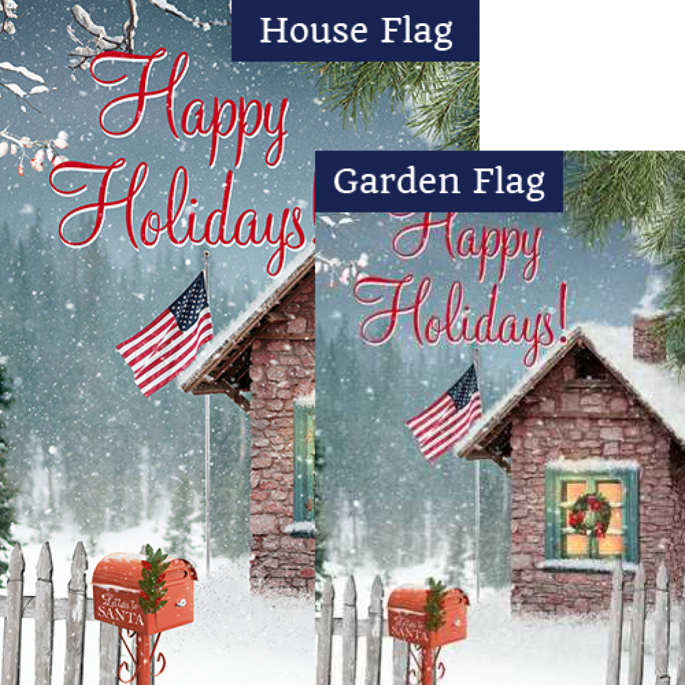 Happy Holidays! Flags Set (2 Pieces)