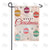 Merry Christmas Balls Double Sided Garden Flag