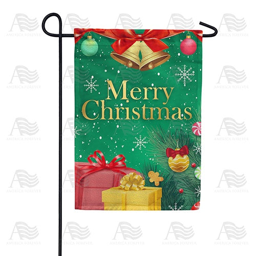 Merry Christmas Gifts Double Sided Garden Flag