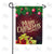Merry Christmas Foil Wrapped Gifts Double Sided Garden Flag