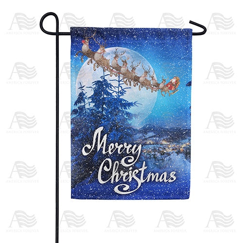 Here Comes Santa! Double Sided Garden Flag