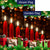 Christmas Candles Aglow Flags Set (2 Pieces)