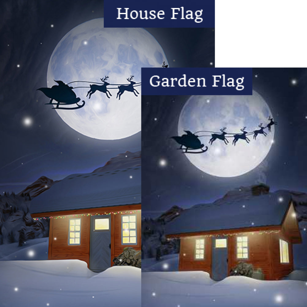 Happy Christmas To All, To All A Good Night! Flags Set (2 Pieces)