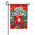 Merry Christmas Candle Wreath Double Sided Garden Flag