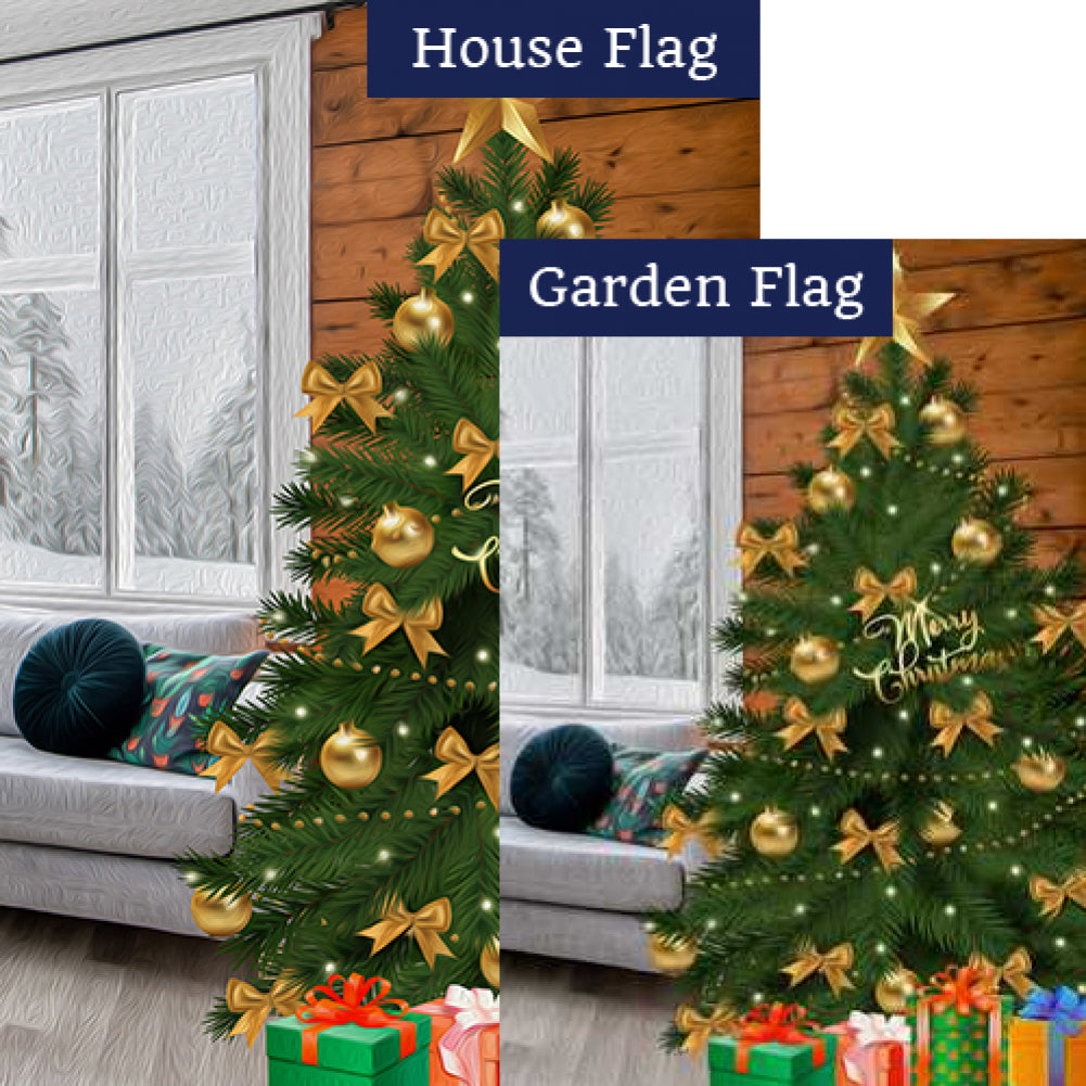 Home For Christmas Flags Set (2 Pieces)