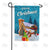 Merry Christmas Snowman Double Sided Garden Flag