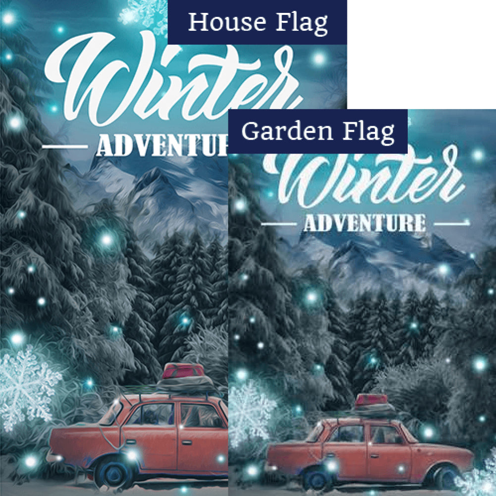 Winter Adventure Flags Set (2 Pieces)