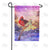 Winter Cardinals Painting Double Sided Garden Flag