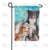 Catching Snowflakes Double Sided Garden Flag