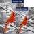 Cardinal On Snowy Branch Flags Set (2 Pieces)