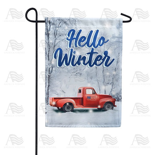 Winter Travels Double Sided Garden Flag
