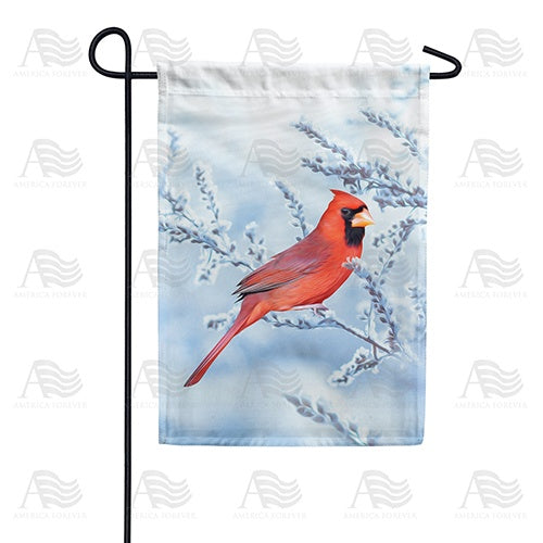 Winter Red Beauty Double Sided Garden Flag