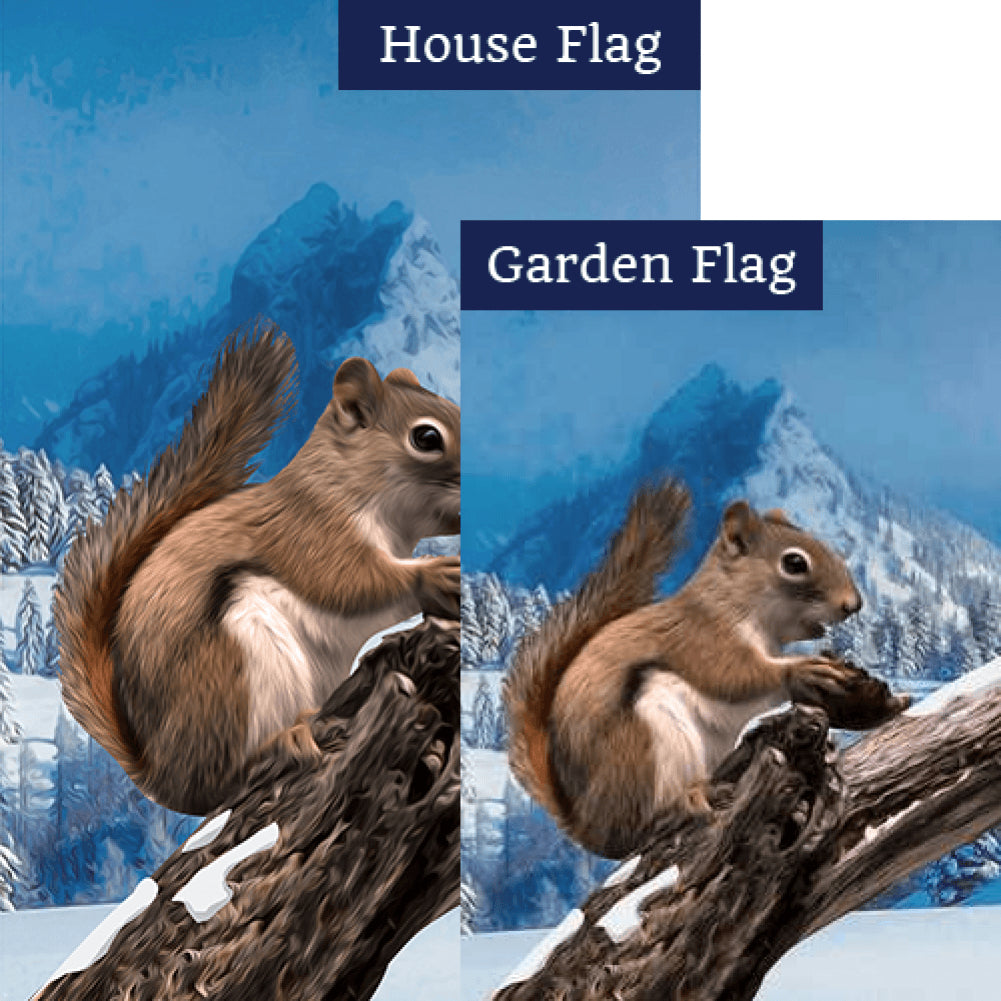 Mountain High Squirrel Flags Set (2 Pieces)