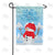 Snowman Greets Winter Double Sided Garden Flag
