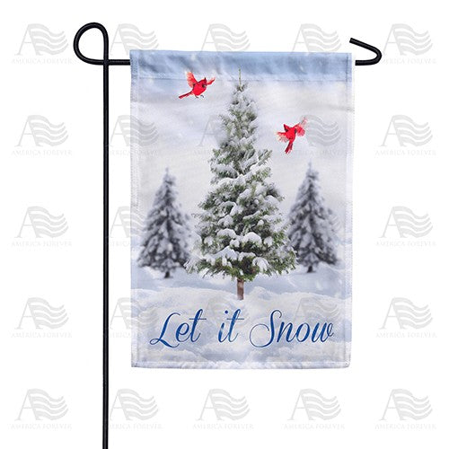 Dancing Cardinals Double Sided Garden Flag