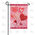 Heart Doodles Double Sided Garden Flag