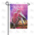 Pink Lovebirds Double Sided Garden Flag