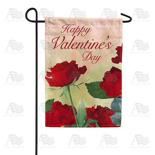 Roses For My Love Double Sided Garden Flag