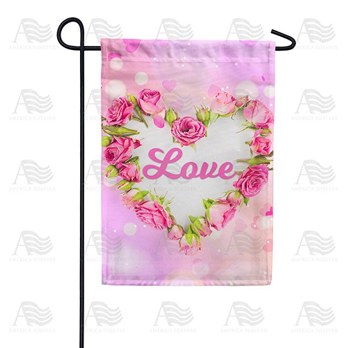 Never Ending Love Double Sided Garden Flag