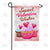 Sweet Valentine Wishes Double Sided Garden Flag