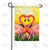 Heart To Heart Double Sided Garden Flag