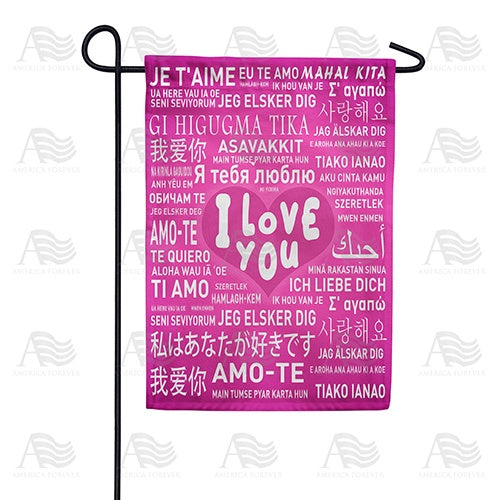 Love Is Universal Double Sided Garden Flag