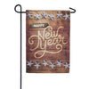 Western Style New Year Double Sided Garden Flag