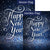 New Year Stardust Double Sided Flags Set (2 Pieces)