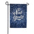 Blue Stars New Year Double Sided Garden Flag