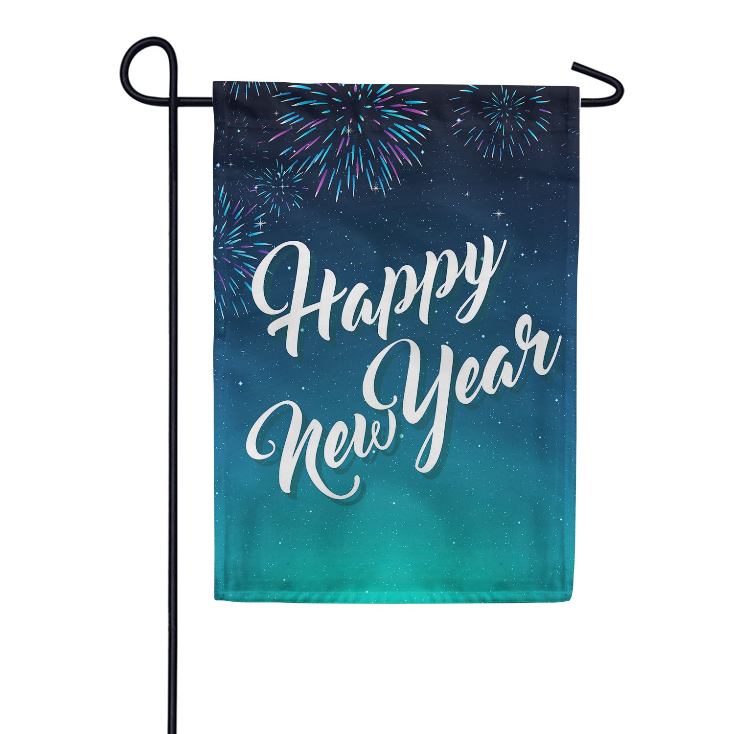 Bring In The New Year Double Sided Garden Flag