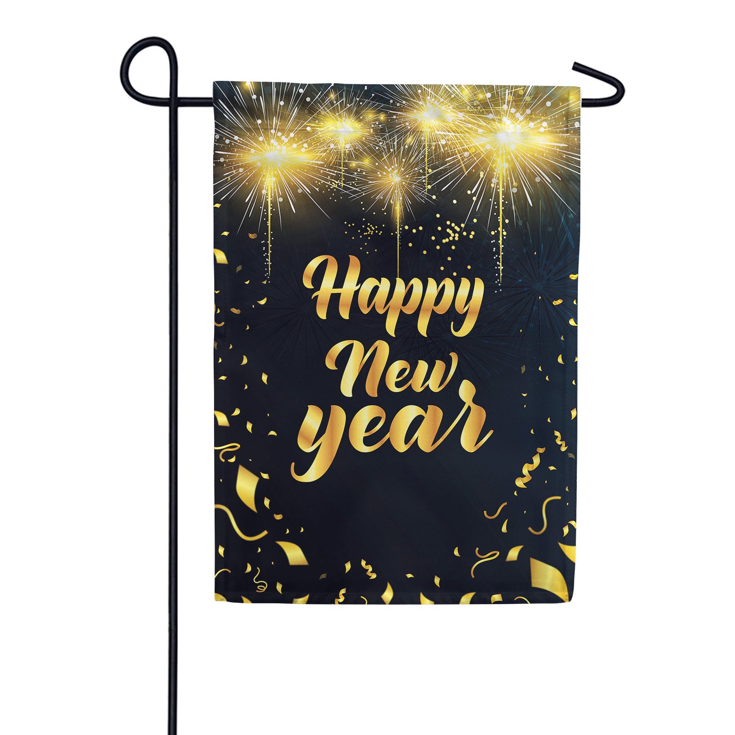 Out With Old, In With New Double Sided Garden Flag